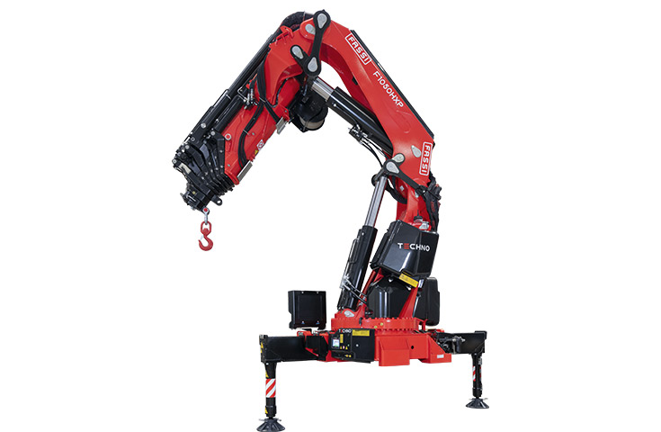 FASSI F1050R-HXP TECHNO Hydraulikausschüben Eine perfekte Kombination aus Kraft, Präzision und Technologie – Fassi Ladekrane